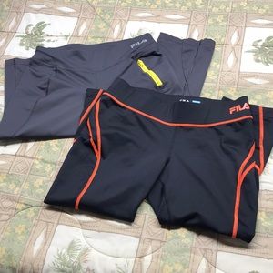 Fila Sport - Workout / Running Capris - Two Pairs